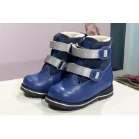 Антиварусные ботинки для детей Ortofoot OrtoVarus 720 AJ-Av синие