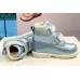 Детские ортопедические ботинки Ortofoot OrtoSpring 720 AT серебристо-синие