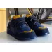 Детские ортопедические кроссовки Ortofoot 410 А сине-желтые