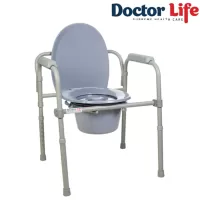 Стілець туалетний складаний сталевий Doctor Life, 12627