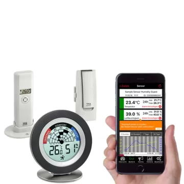 Термогигрометр для смартфонов Cosy Radar WeatherHub 31400802 TFA