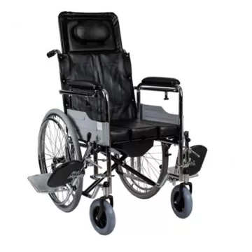 Інвалідна коляска багатофункціональна з відкидною спинкою і туалетом OSD-Mod-2-45 
