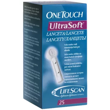 Ланцеты модель OneTouch UltraSoft LifeScan