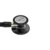 Стетоскоп Cardiology 4 Littmann 6204 чёрного цвета с дымчатой зеркальной головкой на ножке цвета шампань