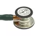 Стетоскоп Cardiology 4 Littmann 6206 темно-зеленого кольору з головкою кольору шампань на помаранчевій ніжці