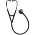 Стетоскоп Cardiology 4 Littmann 6232 чёрного цвета с зеркальной дымчатой головкой на чёрной ножке